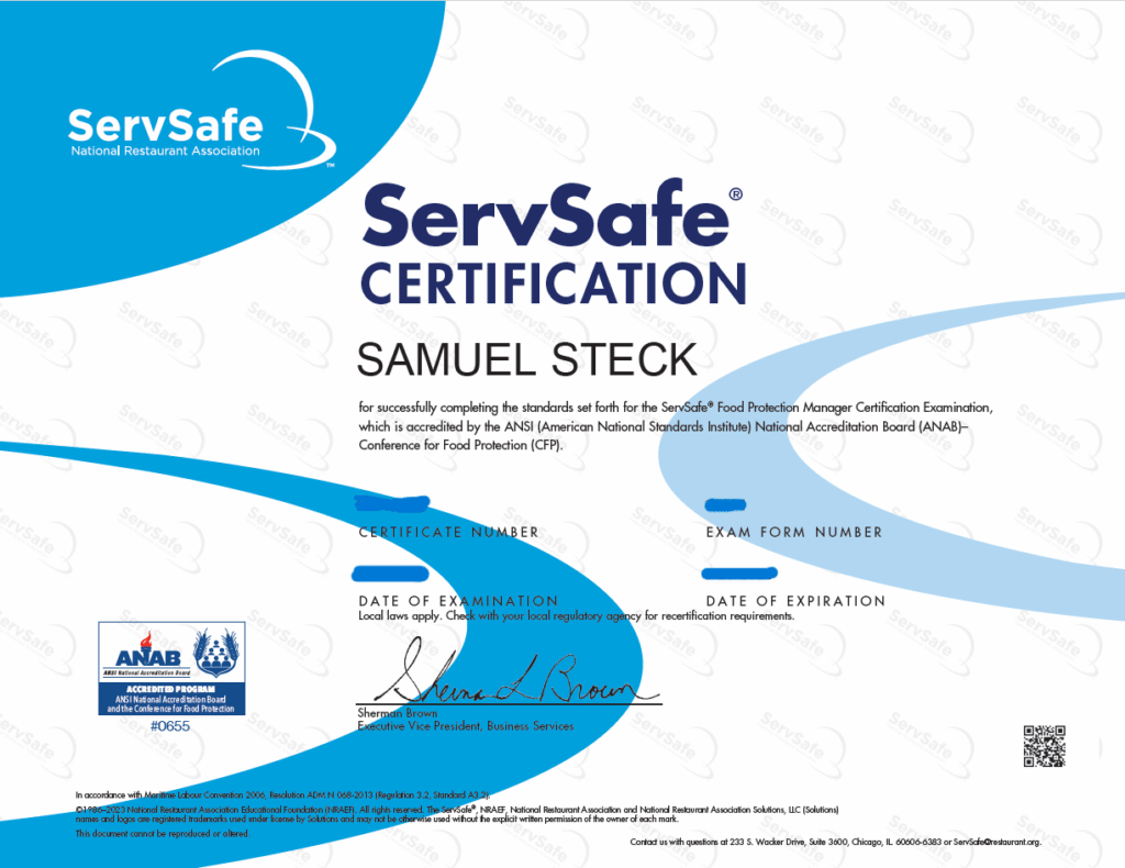 How to Renew My ServSafe Certificate