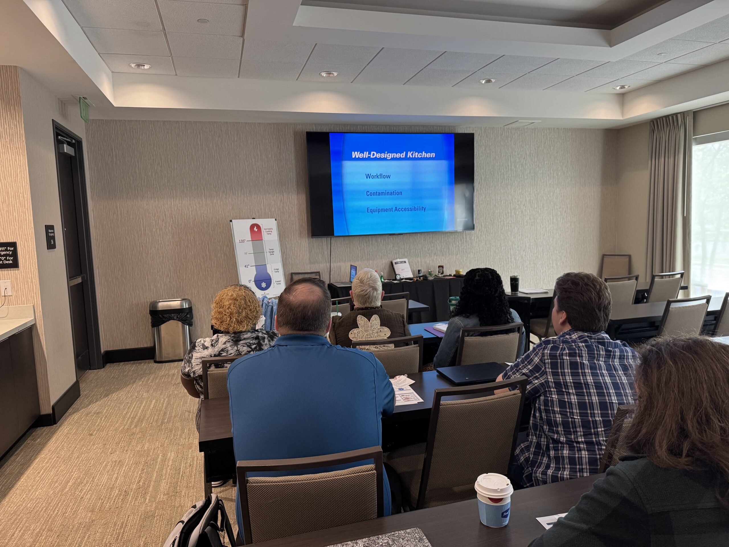 ServSafe exam being completed in person at SIUS Florida class